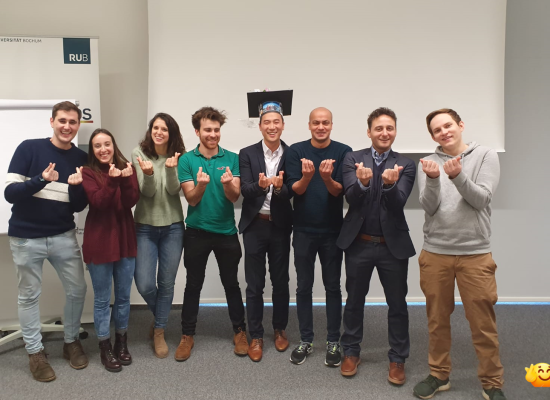 Korean cheers to Dr. Kim in Germany!!!